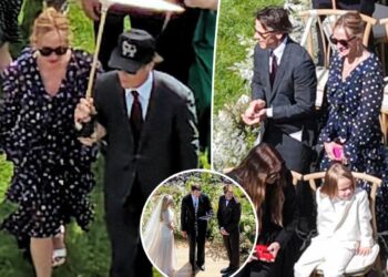 Julia Roberts comparece ao casamento ao ar livre da sobrinha Emma em Idaho com Cody John