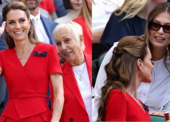 Kate Middleton given standing ovation by celebrity wife of William’s Eton friend at Wimbledon