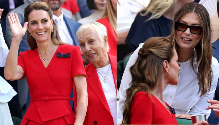 Kate Middleton given standing ovation by celebrity wife of William’s Eton friend at Wimbledon