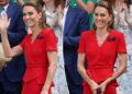 Kate Middleton vira cabeças de vermelho para aparição em Wimbledon 2026