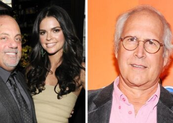 Katie Lee Biegel, ex de Billy Joel, em um estranho encontro com Chevy Chase