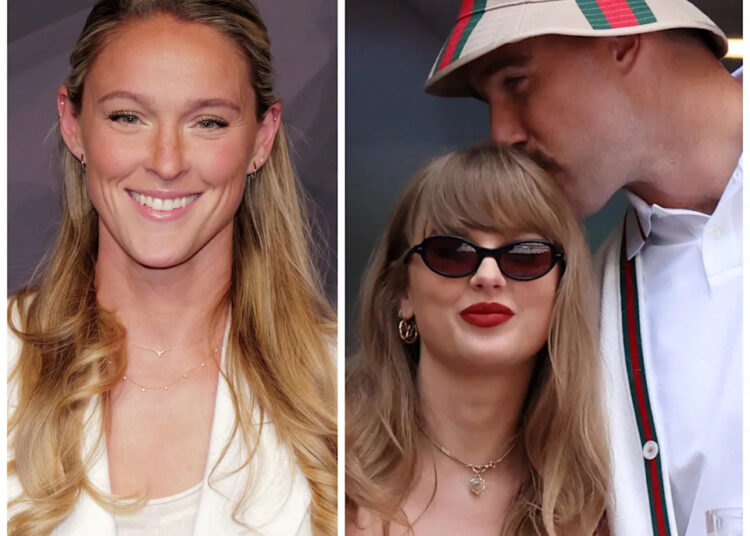 Kylie Kelce fala sobre o casamento de Taylor Swift e Travis Kelce