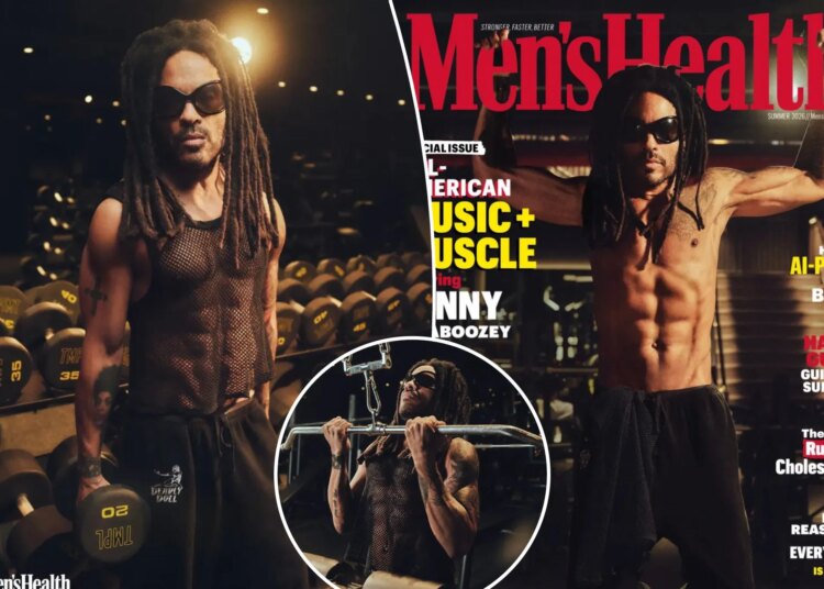 Lenny Kravitz revela como ele mantém um tanquinho aos 62 anos