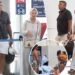 Mike Vrabel e sua esposa Jen formam uma frente unida no aeroporto de Utah