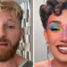 'Não gosto de maquiagem': Homem lê sobre o último cancelamento de James Charles. Então ele percebe que o está seguindo. Ele leva 4 tentativas para parar de seguir