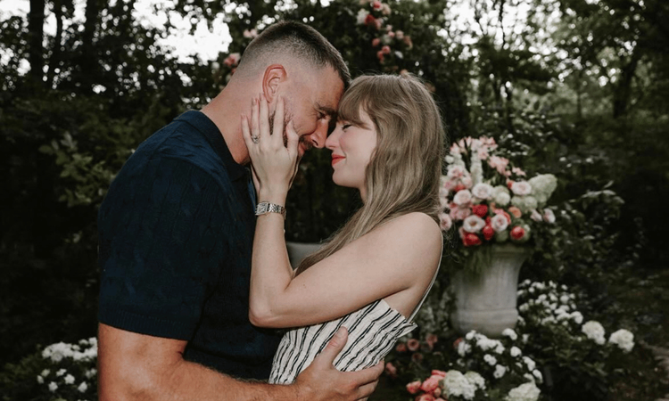 'Nervoso' Travis Kelce fez Taylor Swift chorar depois de prometer 'protegê-la para sempre' durante votos emocionais de casamento, revela uma fonte