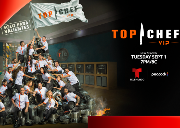 O Top Chef VIP da Telemundo está prestes a esquentar: 20 concorrentes famosos enfrentam o desafio a partir de terça-feira, 1º de setembro, às 19h / 18h