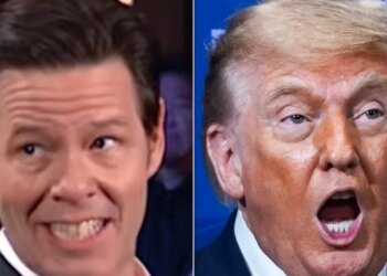 O apresentador convidado de 'Kimmel', Ike Barinholtz, tem uma imagem de Trump que você não pode deixar de ver
