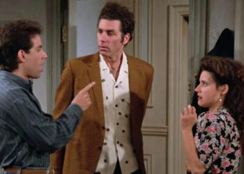 O ator convidado de 'Seinfeld', Lawrence Tierney, foi banido do programa por puxar uma faca para Jerry Seinfeld