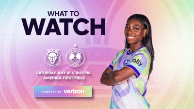 O que observar, desenvolvido pela Verizon, enquanto o Orlando Pride enfrenta o Utah Royals na estrada