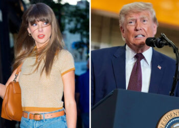 Os fãs de Taylor Swift a criticam por não responder ao uso de sua marca pela Casa Branca