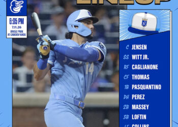 Primeira base do Kansas City Royals retorna à escalação inicial