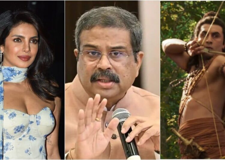 Priyanka Chopra, Alia Bhatt e outros reagem à saída de Dharmendra Pradhan; Clipes do trailer do Ramayana vazam online | Notícias de Bollywood