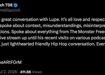 Punch teve uma ‘ótima conversa’ com Lupe em meio ao discurso de Kendrick Lamar