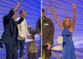 Ryan Seacrest e Vanna White recebem aula de dança com estrelas do LA Dodgers