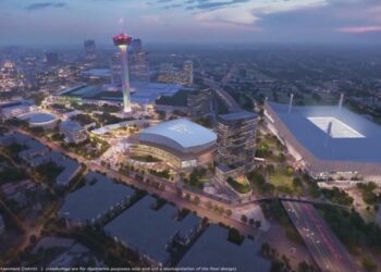 Spurs em busca de contribuições da comunidade na arena planejada do centro da cidade e no distrito de entretenimento