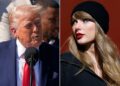 Swifties furiosos enquanto Taylor Swift permanece em silêncio sobre a postagem brutal de Donald Trump