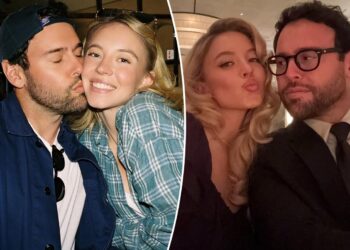 Sydney Sweeney se aproxima de Scooter Braun em fotos cheias de PDA da escapadela na Austrália