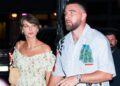 Taylor Swift e Travis Kelce chegam a Nova York antes do casamento relatado