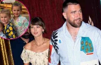 Taylor Swift e Travis Kelce são vistos com seu suposto cachorro