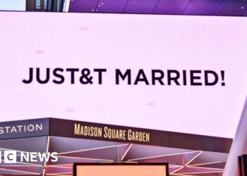 Taylor Swift e Travis Kelce se casam no Madison Square Garden