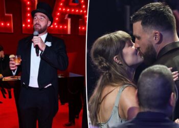 Taylor Swift e Travis Kelce trocaram votos de 20 minutos cada um em um casamento repleto de estrelas: relatório
