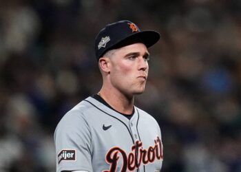 Tigers anunciam atualização de Kerry Carpenter após derrota para Royals