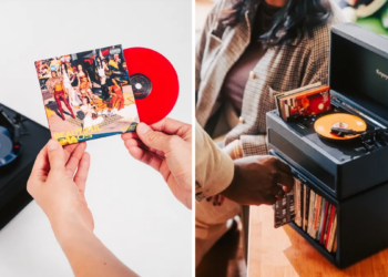 Tiny Vinyl Player é lançado na Target com nova caixa e moldura