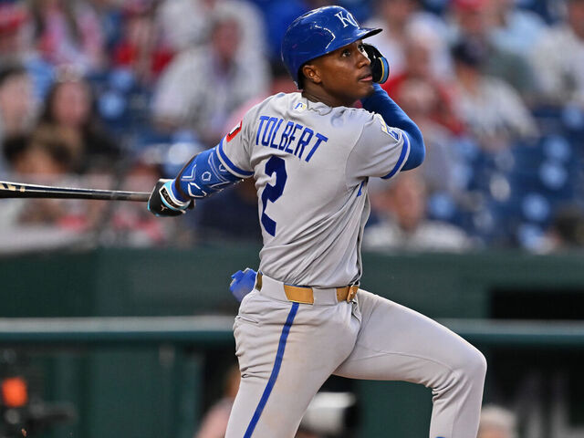 Tolbert, do Royals, empata recorde da MLB com rebatidas em 12 rebatidas consecutivas