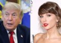 Trump faz paródia do casamento de Taylor Swift e Travis Kelce
