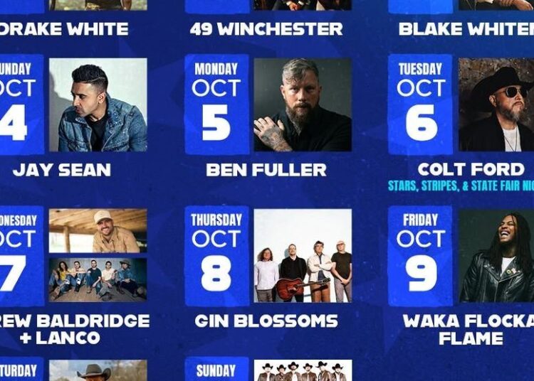 Tulsa State Fair anuncia programação de shows do Oklahoma Stage 2026