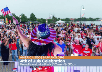 Um dia inteiro de diversão em família, entretenimento ao vivo e fogos de artifício aguardam você em San Antonio