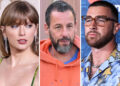 Usuários de mídia social criticam o conselho ‘brega’ de Adam Sandler que ele deu a Taylor Swift e Travis Kelce durante a cerimônia de casamento