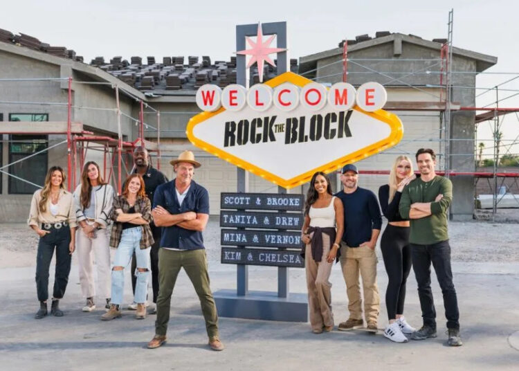 Chelsea Meissner, Kim Wolfe, Mina Starsiak Hawk, Vernon Davis, Ty Pennington, Taniya Nayak, Drew Lachey, Brooke Hogan y Scott McGillivray, temporada 7 de 'Rock the Block', HGTV, se estrena el 13 de abril de 2026.