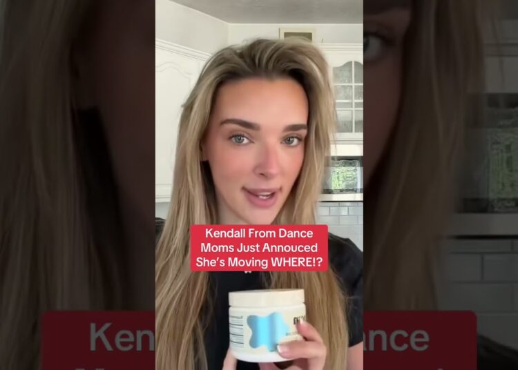 Why do you think she is moving there? #gossip #dance #dancemoms #kendallvertes #dancer  #news