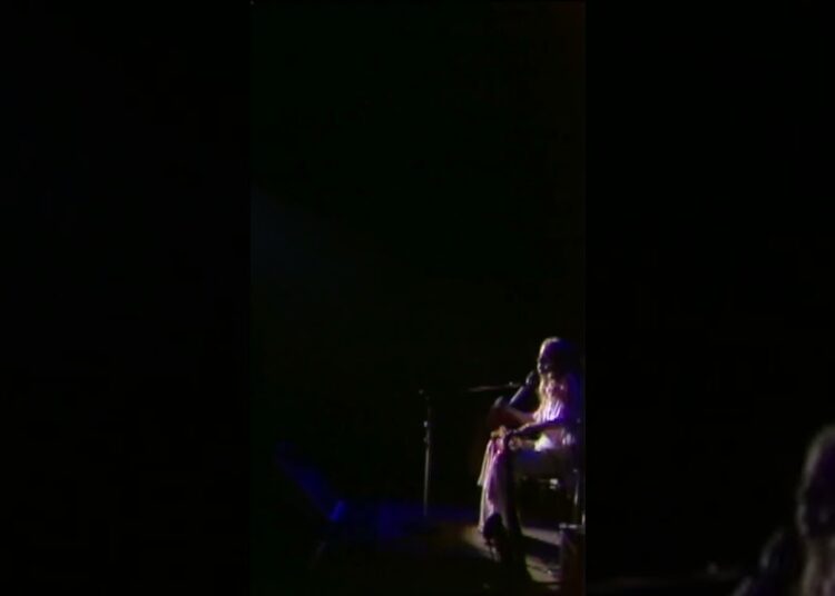 Serving up Joni’s performance of “A Case of You” at the New Victoria Theatre 52 years ago.