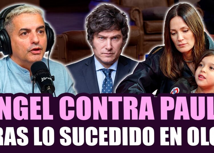¡ANGEL DE BRITO INDIGNADO TRAS EL SUCESO CON LA HIJA DE PAULA CHAVES EN OLGA CONTRA JAVIER MILEI!