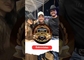 32ª FESTA DO PEÃO – PALMITAL-SP | ENTREVISTA COM A LILIAN GRABRIELA E GUILHERME.
