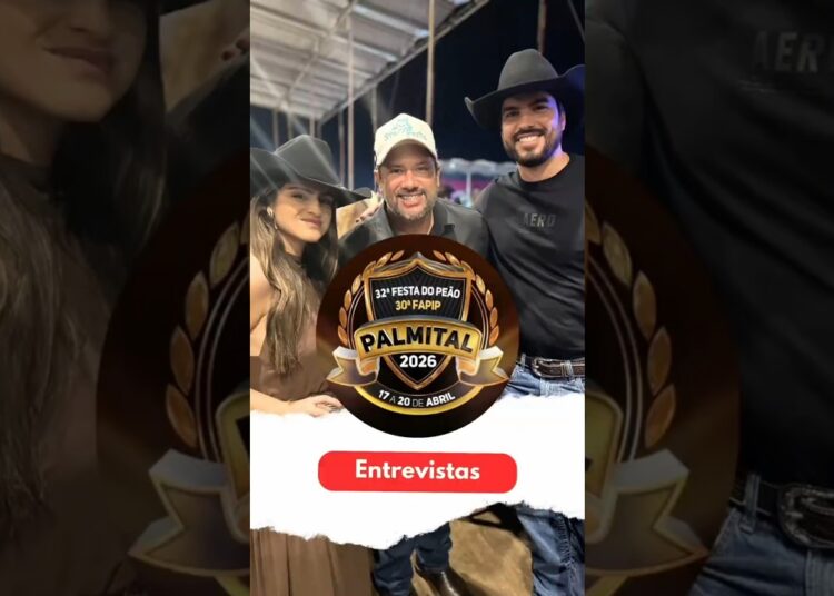 32ª FESTA DO PEÃO – PALMITAL-SP | ENTREVISTA COM A LILIAN GRABRIELA E GUILHERME.
