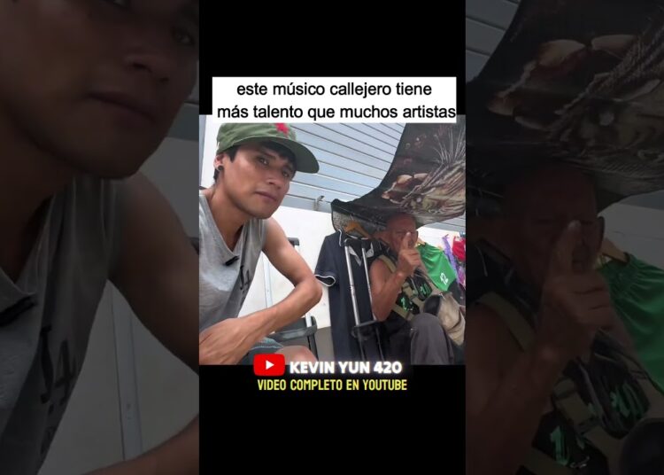 este músico callejero tiene más talento que muchos artistas
