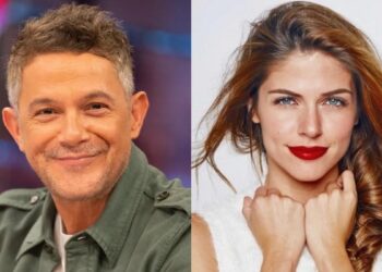 Alejandro Sanz y Stephanie Cayo