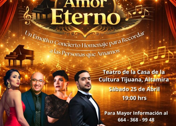 Cantantes de ópera bajacalifornianos presentan concierto “Amor eterno”