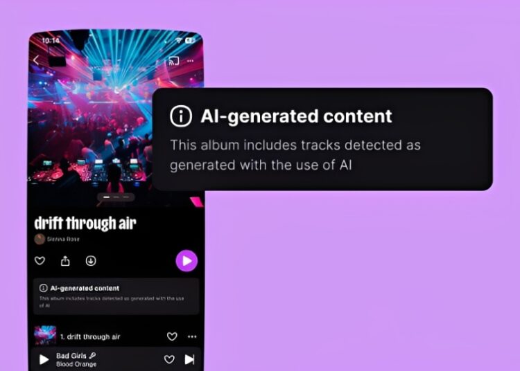 Casi el 50% de la música nueva en Deezer ahora se genera con inteligencia artificial