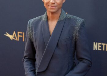 Jaafar Jackson en la ceremonia del AFI Life Achievement Award: A Tribute to Eddie Murphy en el Dolby Theatre de Hollywood, el 18 de abril. Foto: EPA