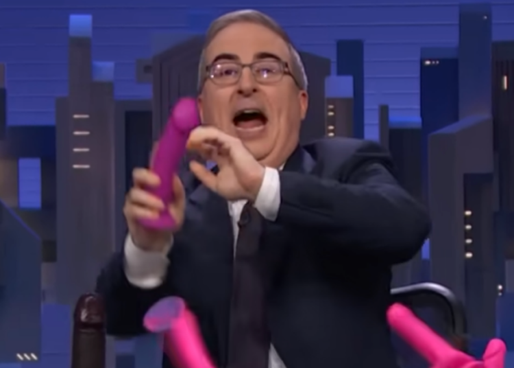 Dildos Rain Down On John Oliver As He Exposes ‘Grim’ Boom