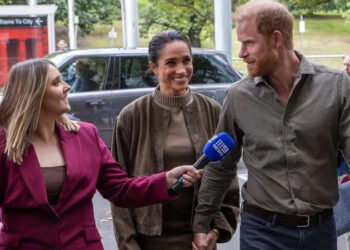 Meghan Markle y el príncipe Harry en el Museo Nacional de Artes de Veteranos de Australia en 2026. Por: MEGA