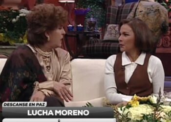 Lucha Moreno en Ventaneando (CAPTURA)