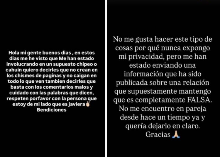 Famoso cantante urbano reacciona ante rumores de romance con Skarleth Labra: "Respeten, por favor"