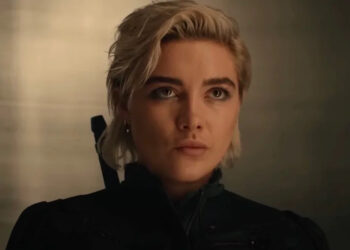 Florence Pugh como Yelena Belova en Thunderbolts*.