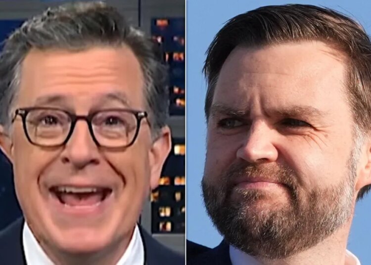 JD Vance Gets Brutal Reaction From Stephen Colbert Audience